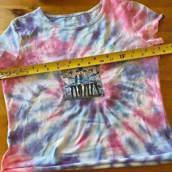 Cropped tie dye 5 Seconds of Summer T-shirt - Picture 6 of 7